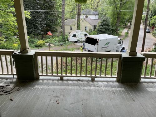  alt='They dropped off an entire truck full of mulch in the street outside our house at 2:00pm today'