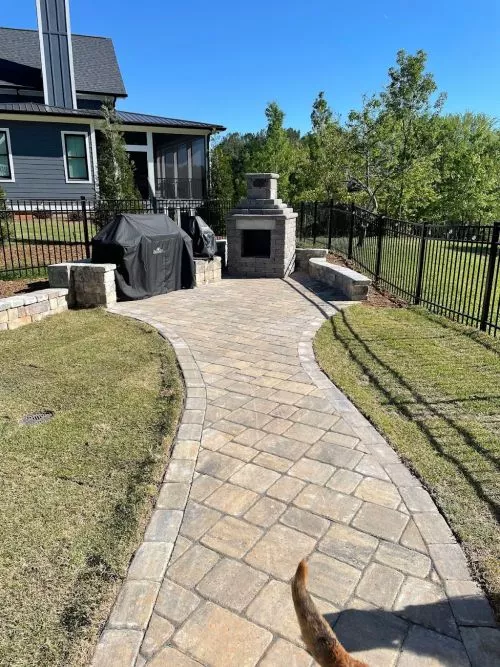 Robert re-sodded our whole yard, put in a brick walkway and did some landscaping in the front yard. His work was THE BEST