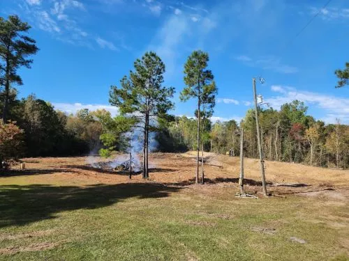 I used Double C Clearing for a project cleaning up 3 acres of wooded land