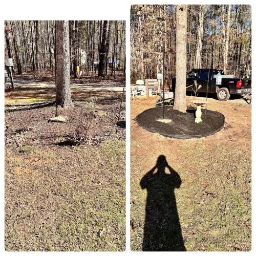 I had the privilege of having JC&M Landscaping come out and pressure wash my driveway and patio today