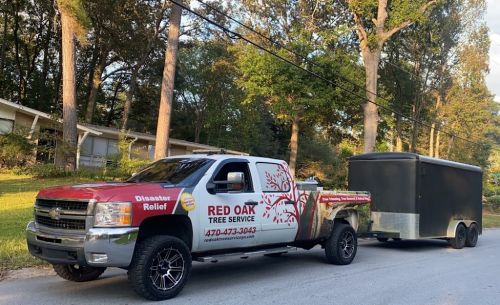  alt='Red Oak Tree Service did not complete their commitment. They also caused considerable property damage in the process'
