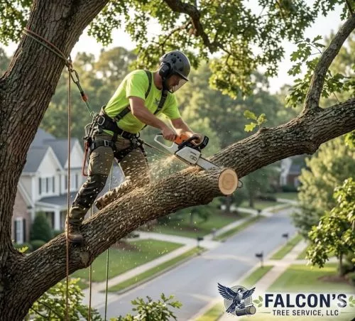 Falcon’s Tree Service LLC did an amazing job! They came out and removed our tree incredibly fast