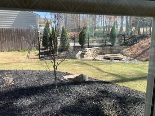 Johnson Property service did an excellent job working on our yard