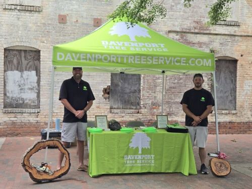  alt='A huge thank you and shoutout to Davenport Tree Service! 🌳 We called them on Monday, and they were out here first thing'
