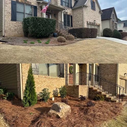 I want to give a raving review to the Dyer Landscaping team. They did a great job with my front yard