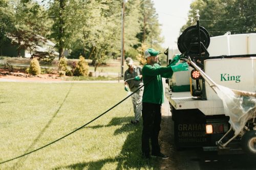  alt='George is fantastic! He has cut my grass a few times and is always on time and professional'