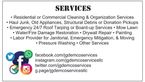 After three and a half months of dealing with contractors - J&G Demco Services was a breath of fresh air