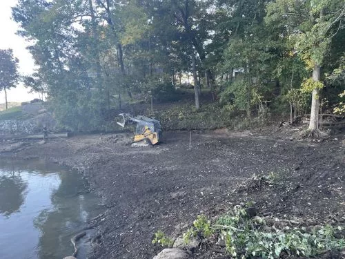 Chris and team did an amazing job cleaning out the cove at our place on Jackson Lake