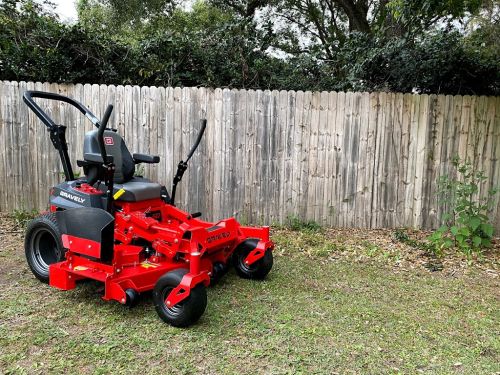  alt='They did an amazing job cutting my acre of land. They did the entire yard, front and back and did the edging'